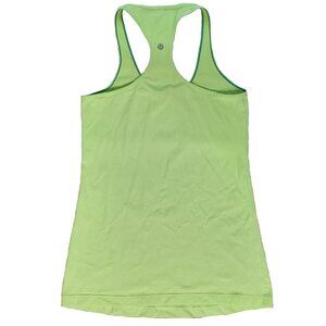 Yellow Green Neon Racerback Excercise Tank Top